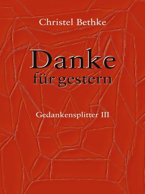 cover image of Danke für Gestern